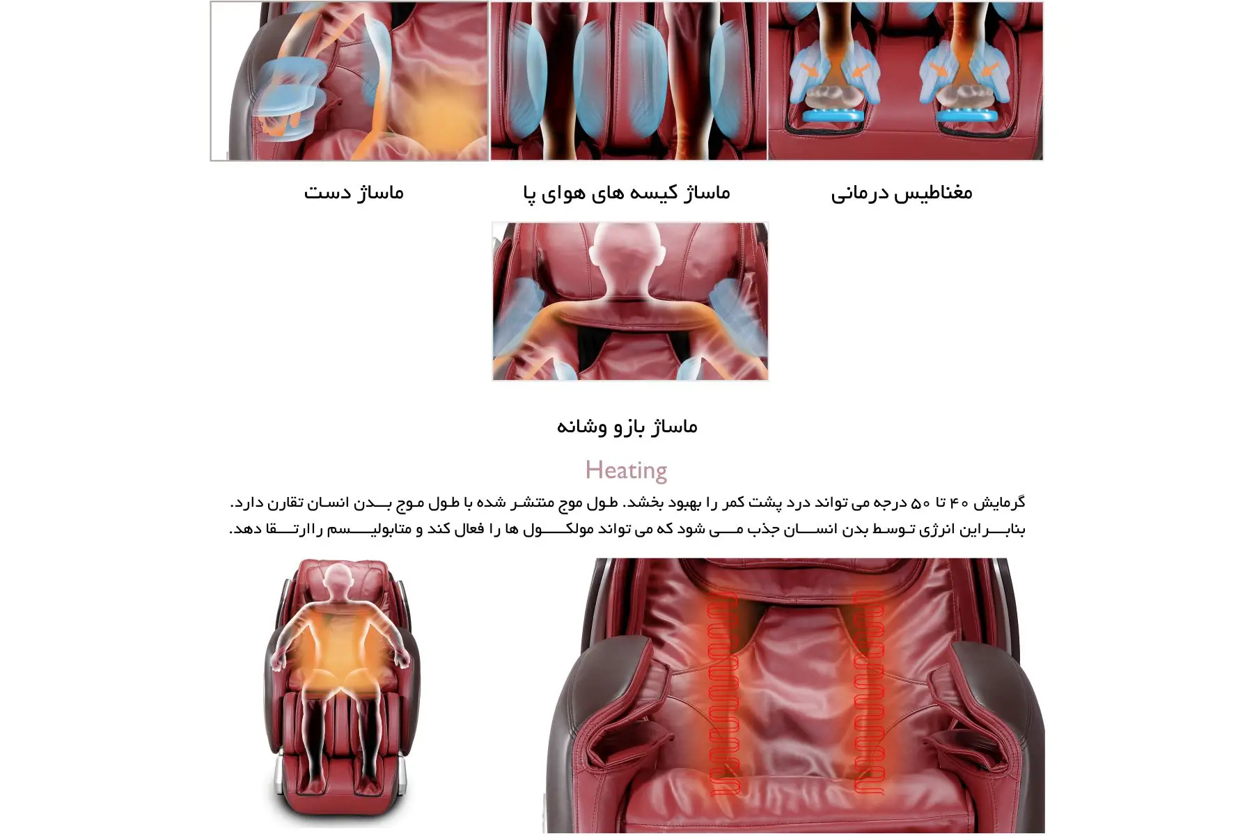 صندلی ماساژور آیرست مدل SL-A386