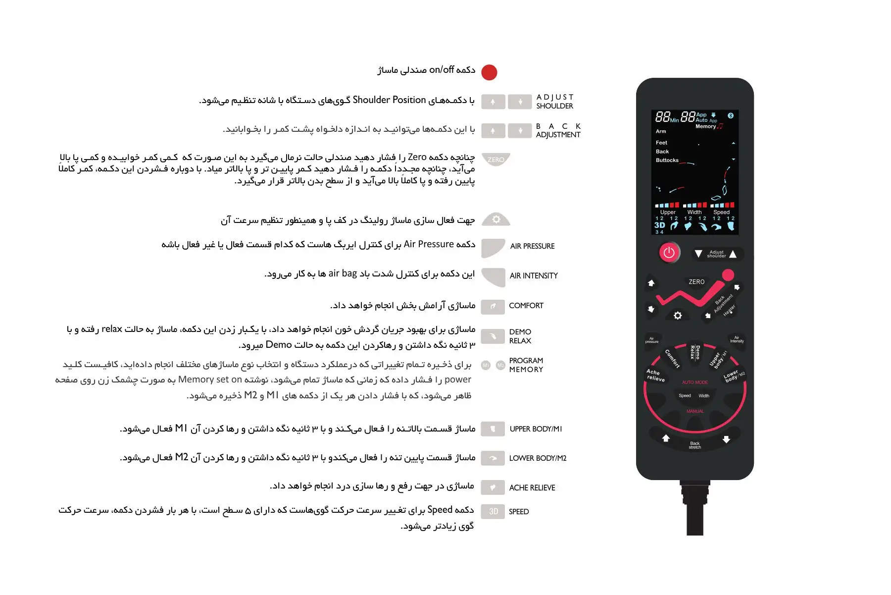 صندلی ماساژور آیرست مدل SL-A386