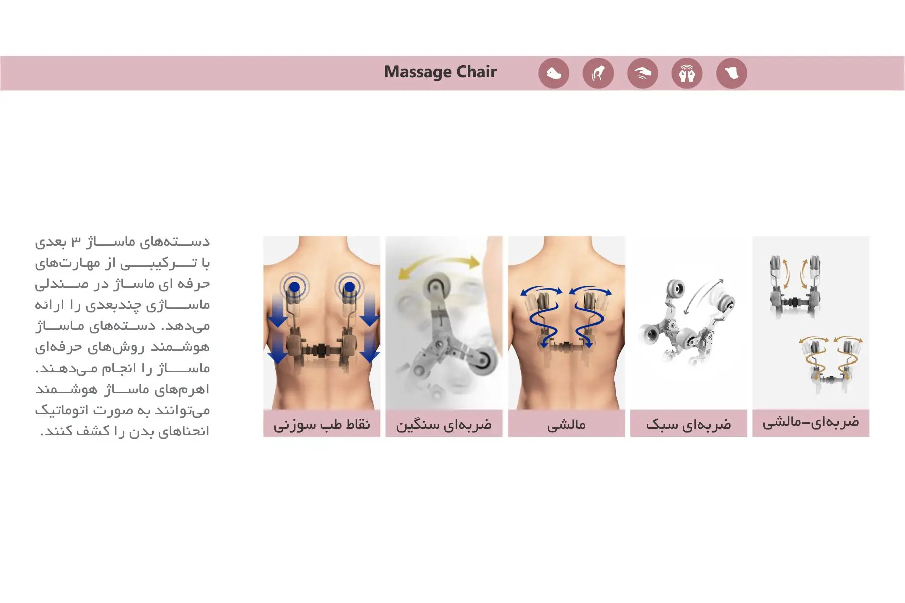 صندلی ماساژور آیرست مدل SL-A386